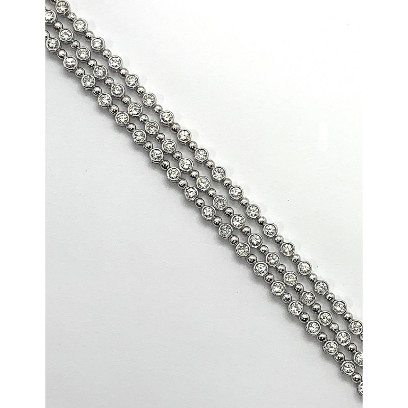 BRACELET  18K WG w/3.18CT DIAMONDS "SPECIAL ORDER"