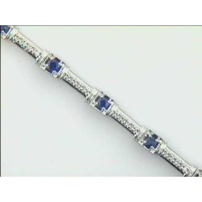 BR 18K w/0.47CTS DIAM'S+SAPPHIRES 