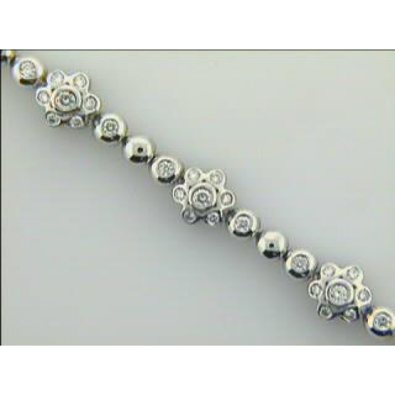 BRACELET 18K w/1.12CTS DIAMONDS "CLOSE-OUT"