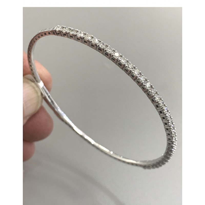 LADIES BRACELET 14K WG w/2.63CT DIAMONDS