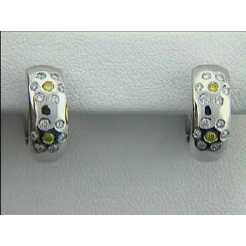 EARRING 14K w/0.40CTS w/ DIAM'S 