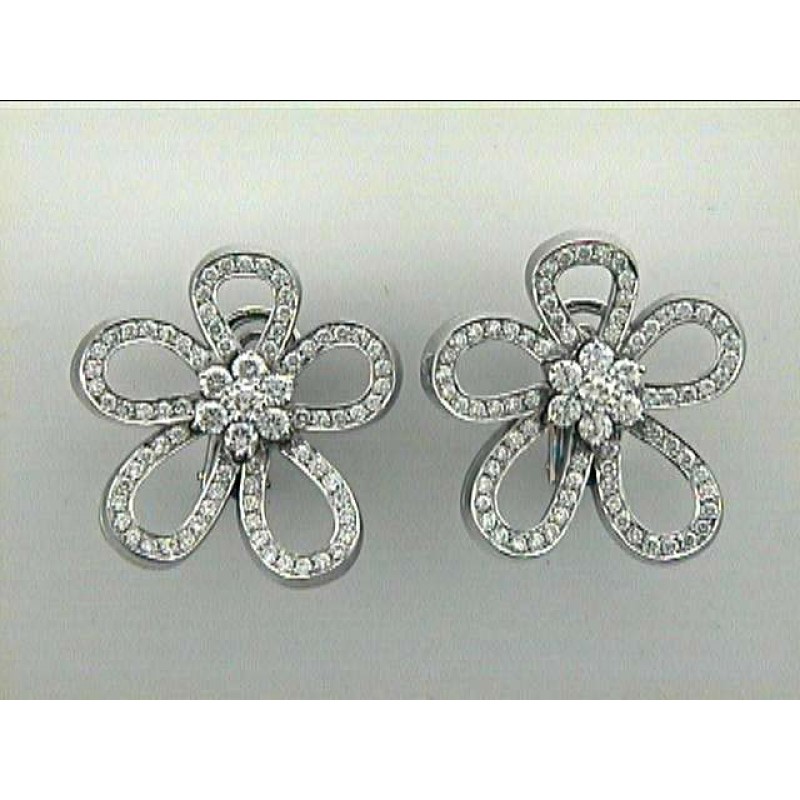 EARRING 18K w/2.32CT DIAMONDS "SPECIAL ORDER"