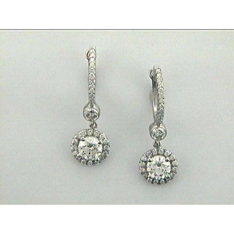 EARRING 14K w/1.53CT DIAMONDS "SPECIAL ORDER"