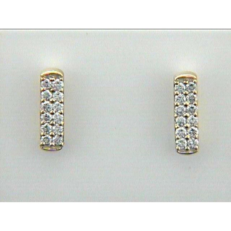 EARRING 18K YG w/0.24CT DIAMONDS "SPECIAL ORDER"