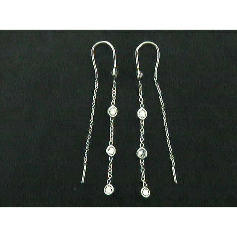 EARRING 14K w/1.19CT DIAMONDS "SPECIAL ORDER"
