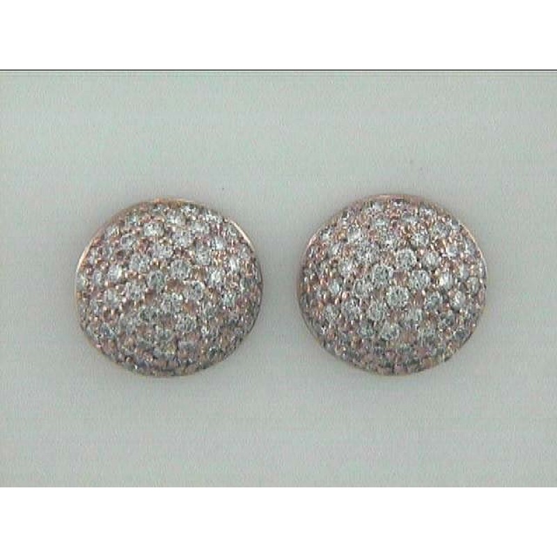 EARRING 14K WG  w/1.94CT DIAMONDS "SPECIAL ORDER"