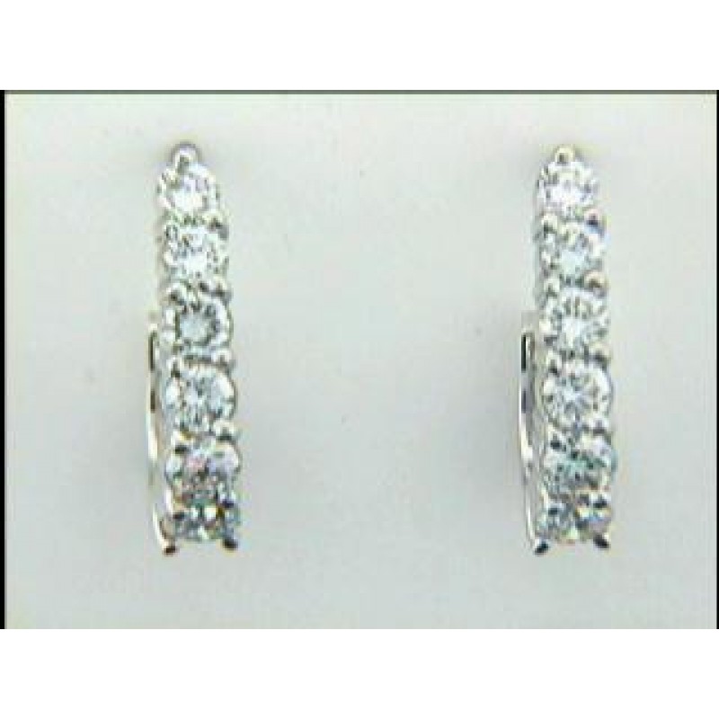 EARRING 14K WG  w/1.14CT DIAMONDS "SPECIAL ORDER"