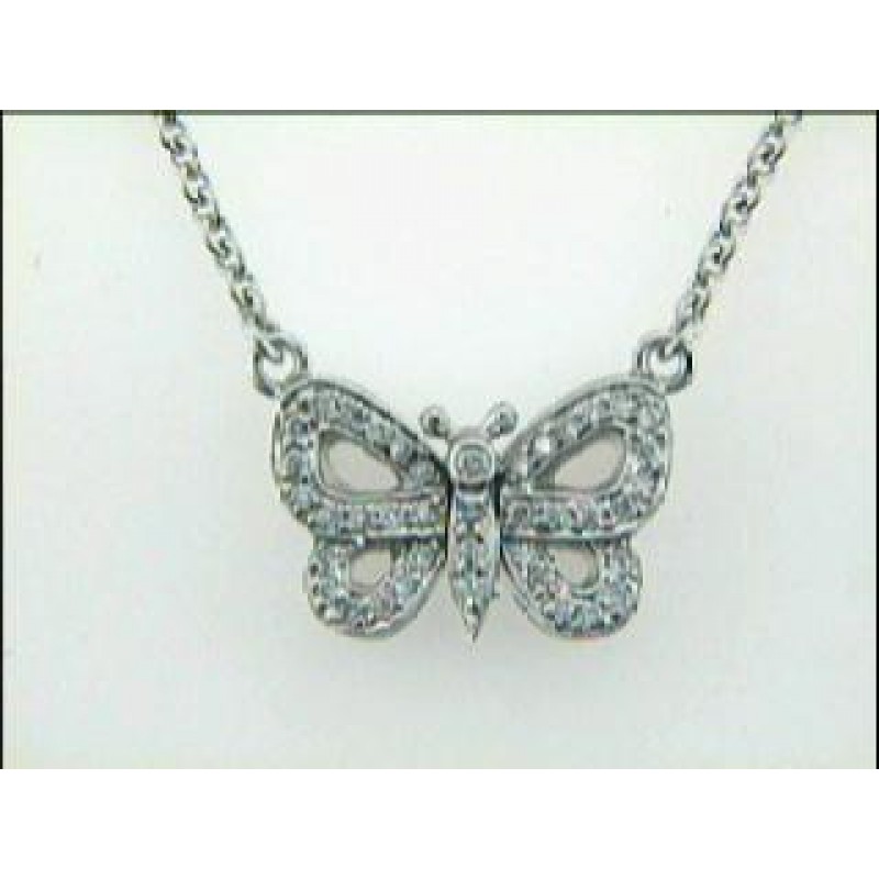 NECKLACE 14K w/0.27CTS DIAMONDS 