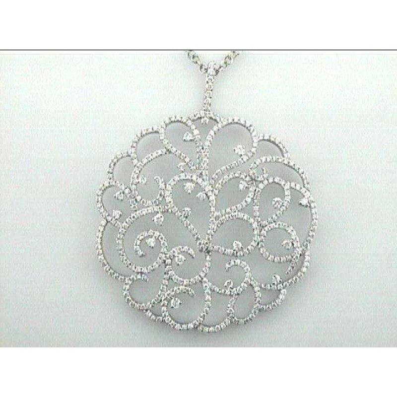 NECKLACE 18K w/4.38 CT DIAMOND DAYTIME