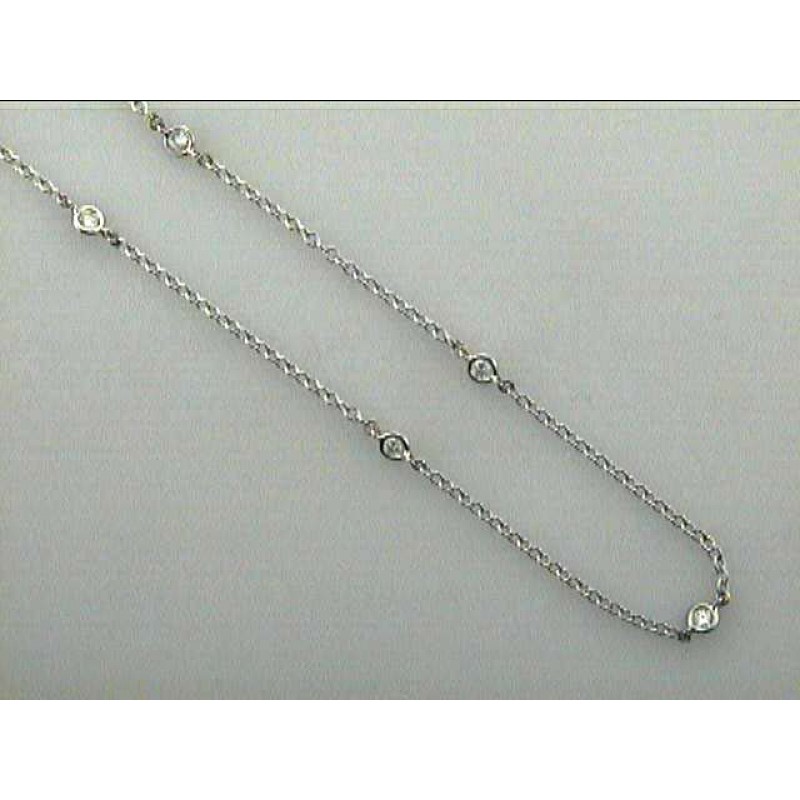 NECKLACE 14K w/0.63CT DIAMOND BY THE YARD 18" "SPECIAL ORDER"