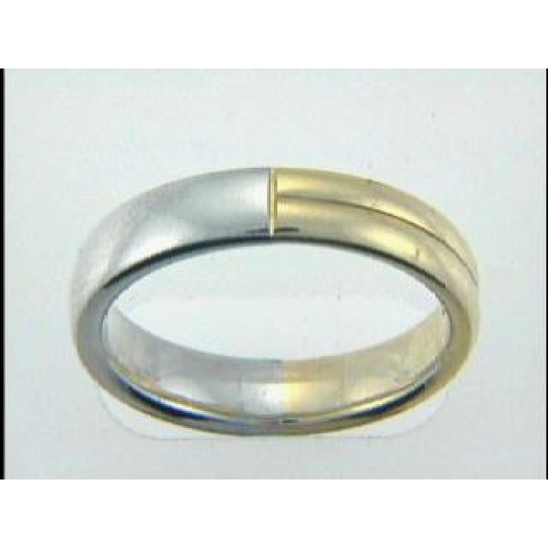 GENT'S WEDDING 18K GOLD + PLATINUM