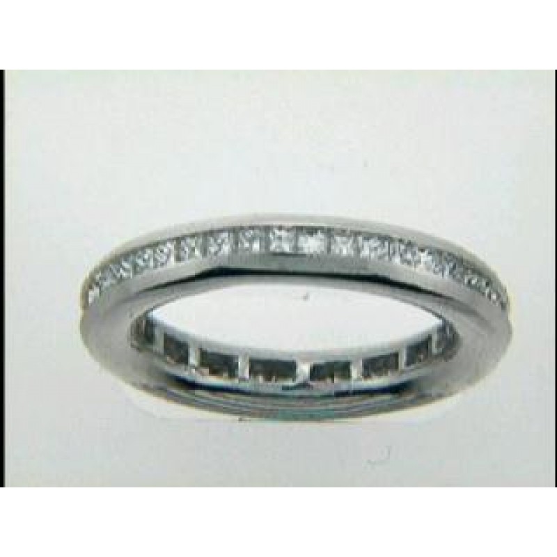 WEDDING PLATINUM w/1.24CTS DIAMONDS ETERNITY
