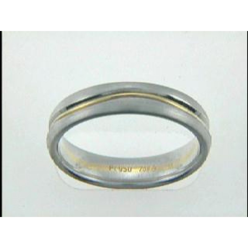 GENT'S WEDDING 18K GOLD + PLATINUM