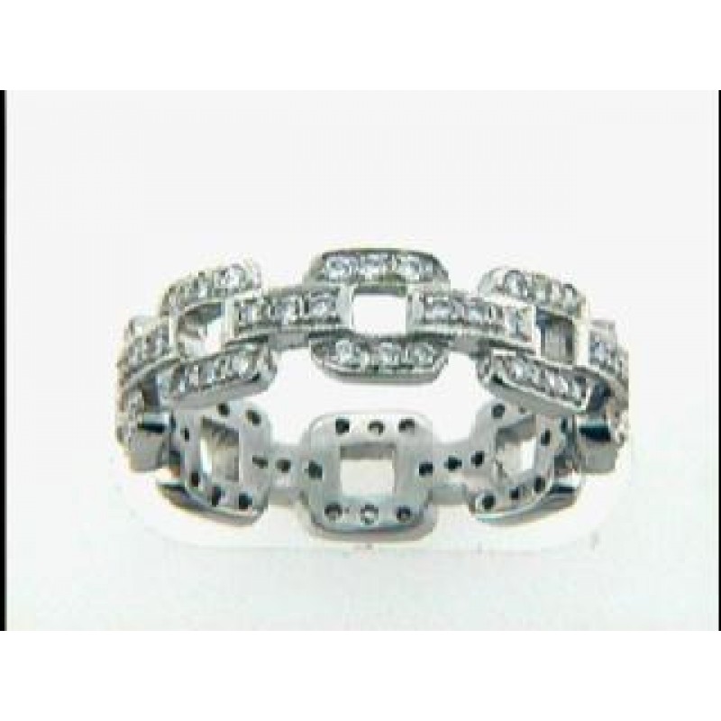 LADIES WEDDING w/0.51CTS DIAM'S ETERNITY PLATINUM