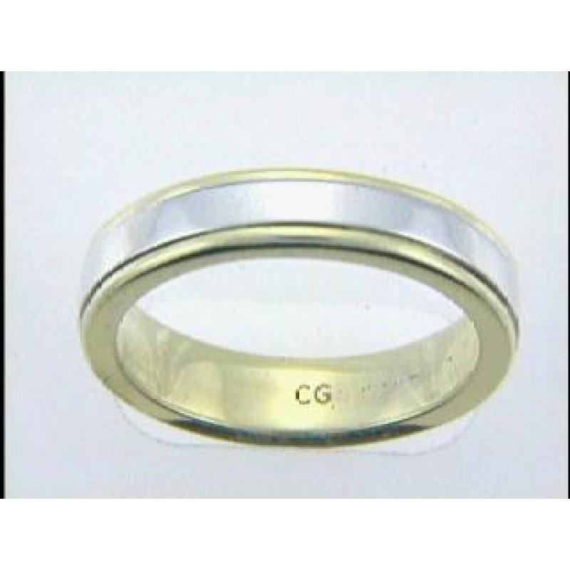 GENT'S WEDDING 18K TWO TONE 5MM