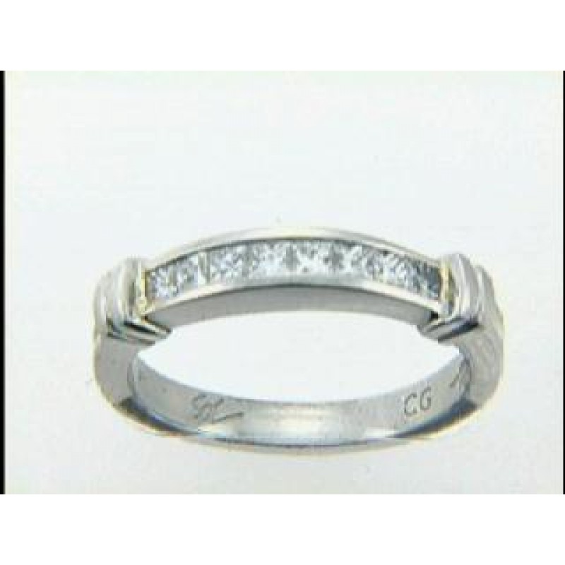 RING PLATINUM w/0.45CTS DIAMONDS 