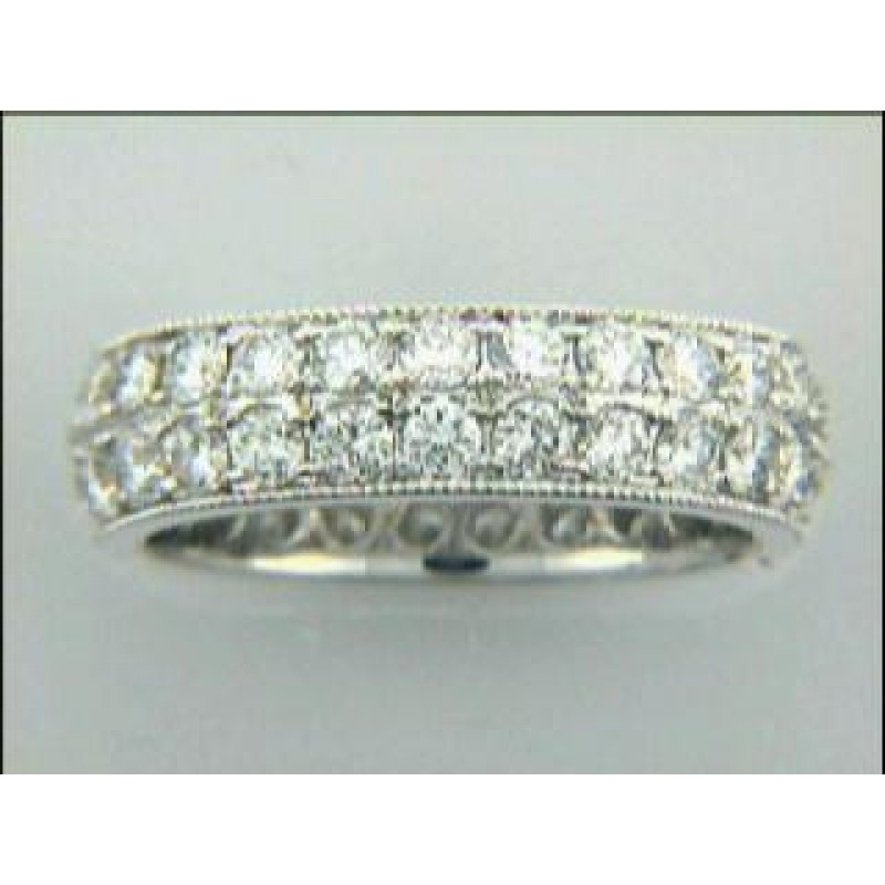 LADIES WEDDING 18K w/2.14 CTS DIAM'S ETERNITY "SPEICAL ORDER"