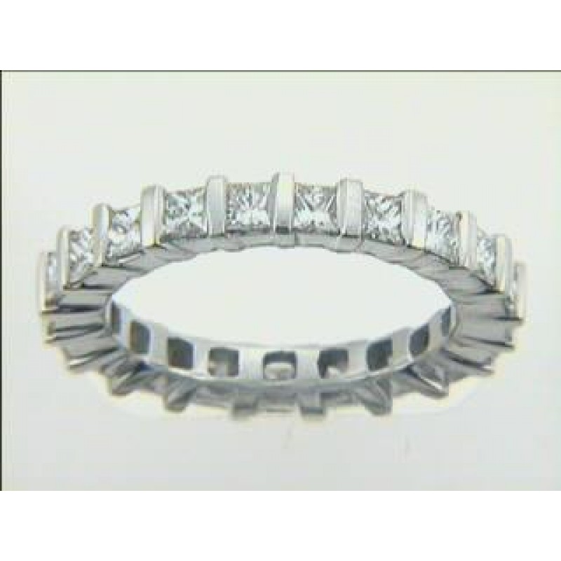 WEDDING PLATINUM w/1.56CTS DIAMONDS ETERNITY