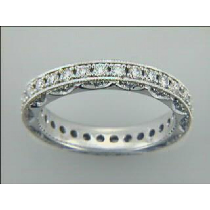 LADIES WEDDING 18K w/0.93CTS DIAMONDS ETERNITY