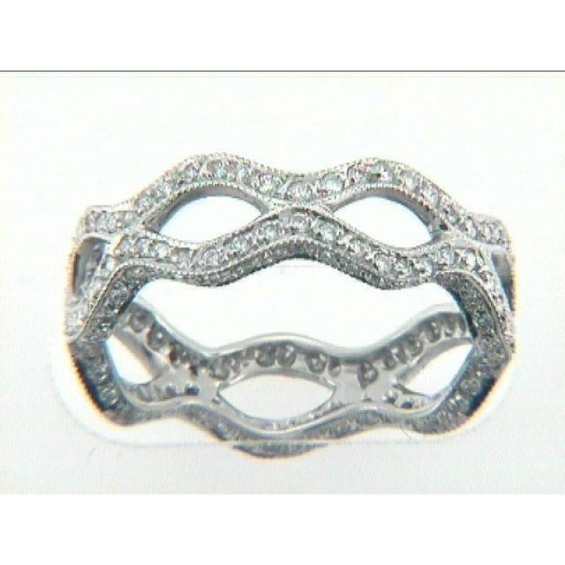 WEDDING PLATINUM  w/1.15CTS DIAMONDS ETERNITY "SPECIAL ORDER"