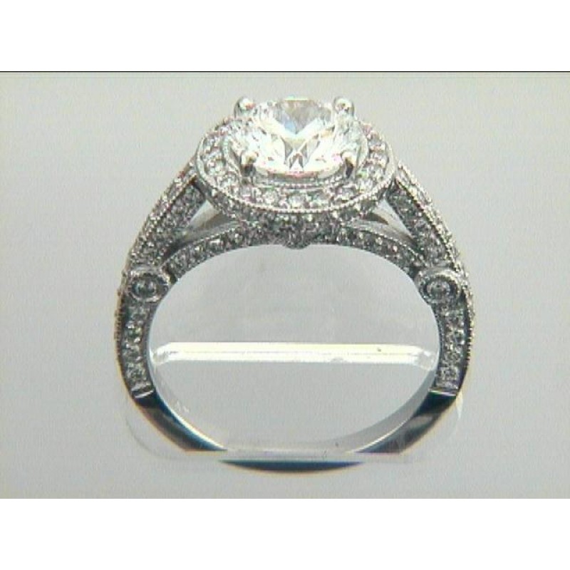 LADIES ENGAGEMENT PLATINUM (without center stone)
