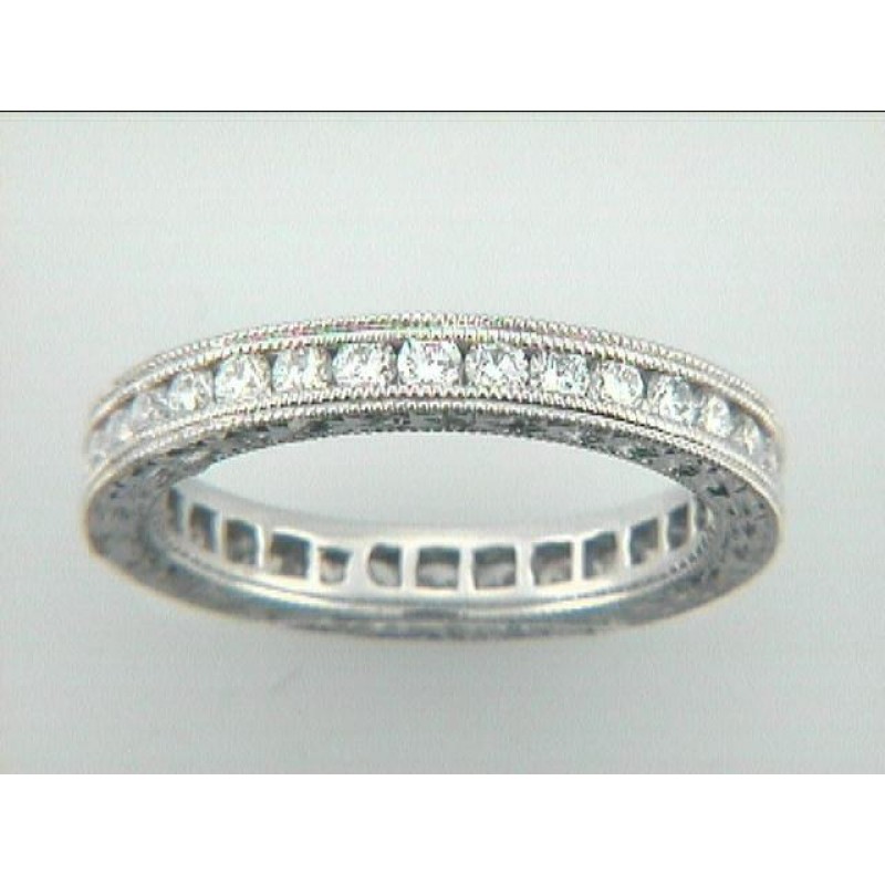 WEDDING PLATINUM w/0.92CTS DIAMONDS ETERNITY