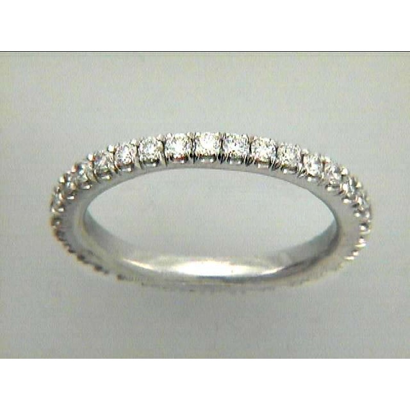 WEDDING BAND 18K w/0.77CTS DIAMONDS