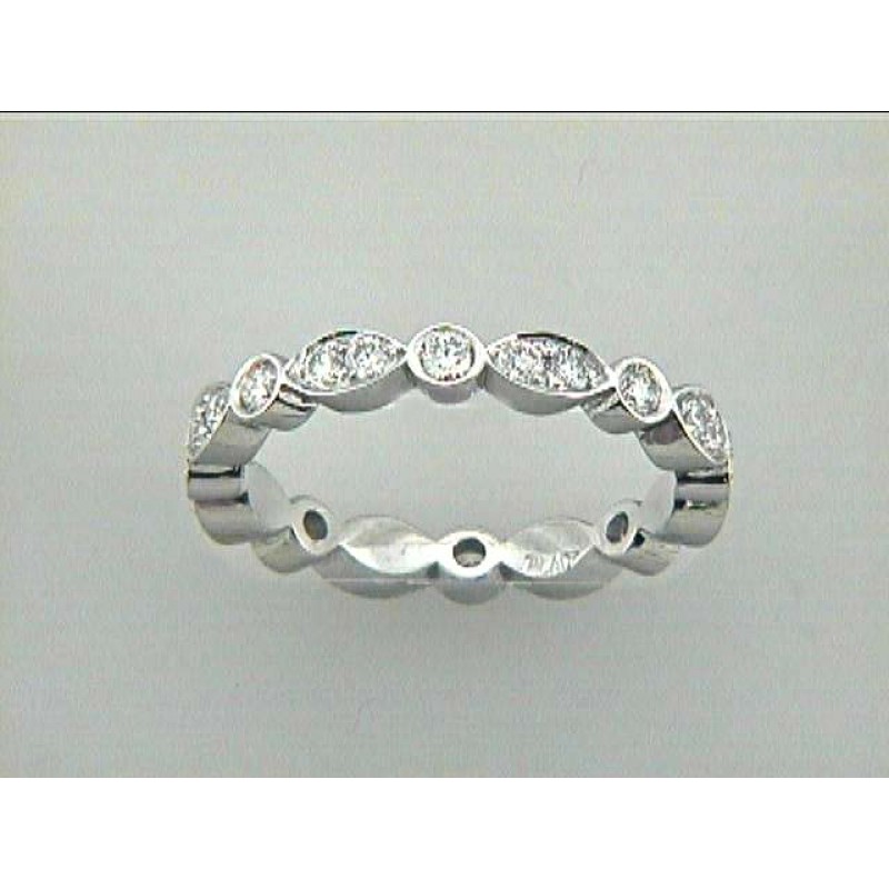 RING IN  PLATINUM w/0.59CT ROUND DIAMONDS "SPECIAL ORDER"
