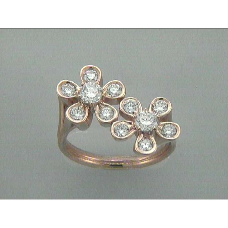 RING 18K PINK w/1.42CT DIAMONDS "SPECIAL ORDER"