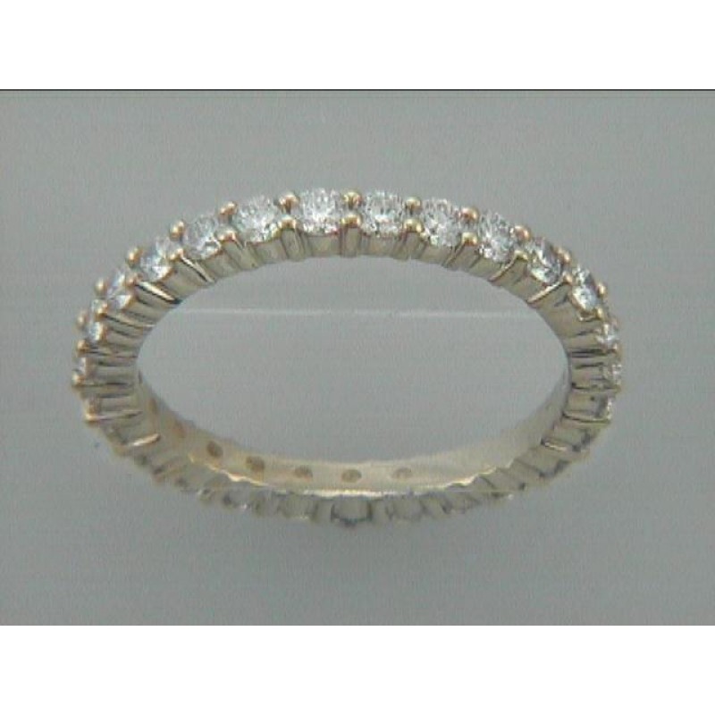 RING 14K YG w/0.91CT  DIAMOND ETERNITY