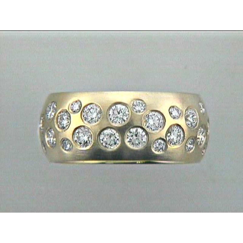 LADIES RING 22K w/2.40CT  DIAMONDS