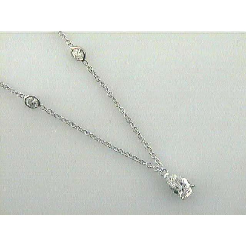 NECKLACE 14K w/1.08CT DIAMONDS