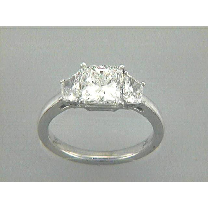 RING 18K WG w/0.56CT SIZE DIAMONDS (center extra)