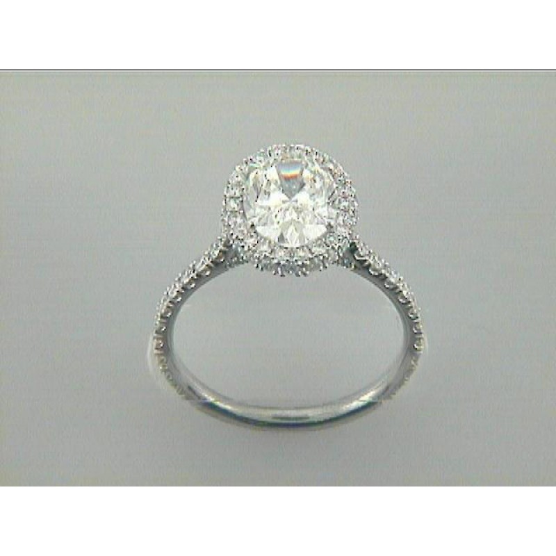 RING 18K WG w/0.62CT ROUNDS (center not included)