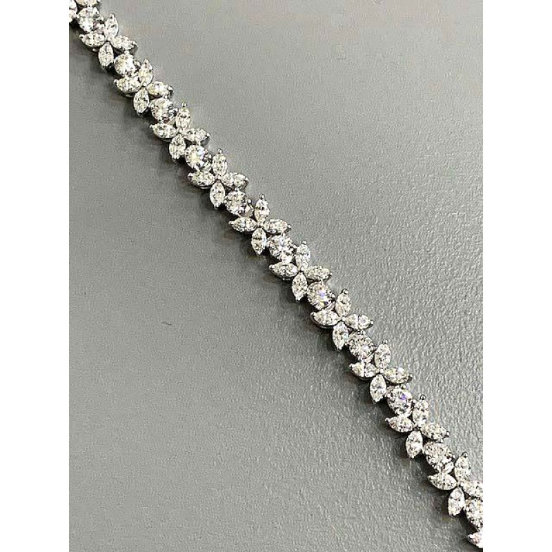 BRACELET 18K WG w/6.66CT DIAMOND "SPECIAL ORDER"