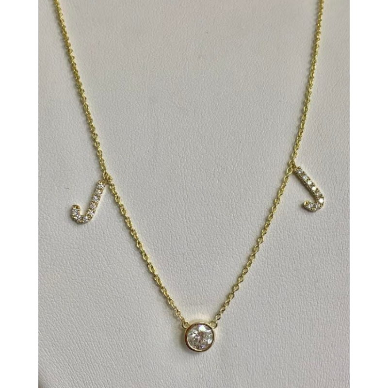 NECKLACE 14K YG w/0.67CT DIAMONDS "SPECIAL ORDER"