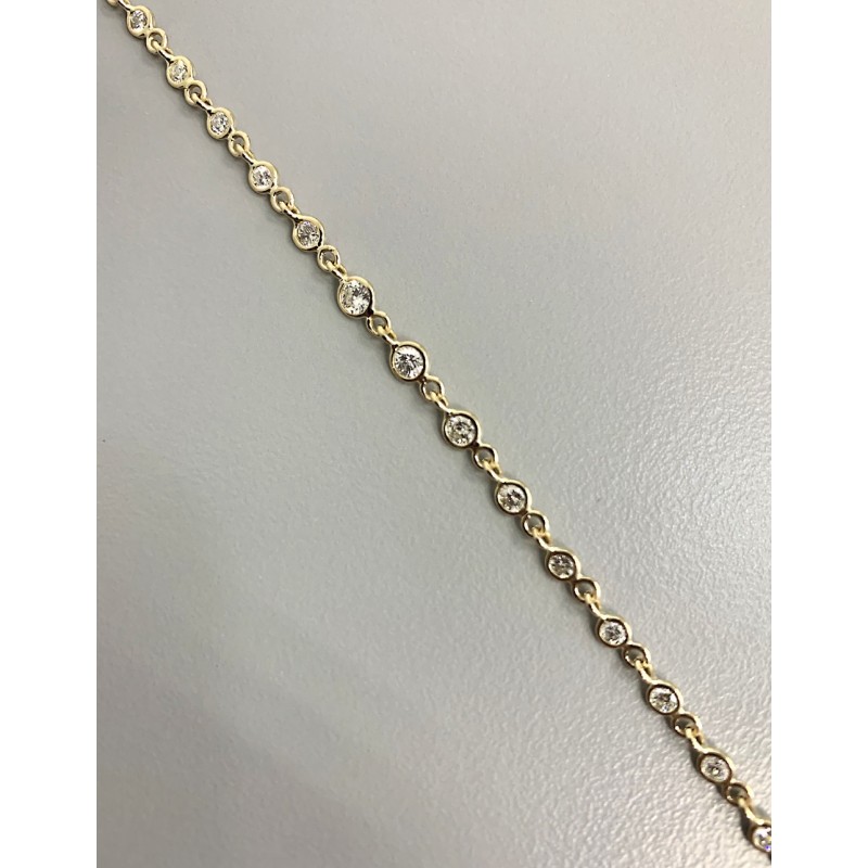 LADIES BRACELET 14K YG w/1.43CT DIAMONDS "SPECIAL ORDER"