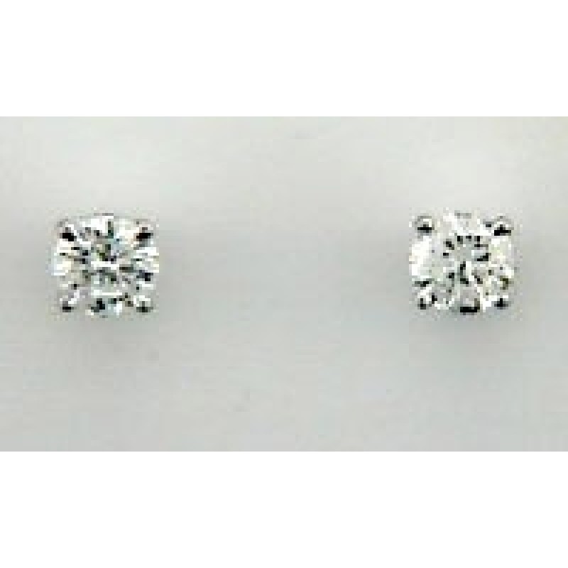EARRING 14K w/0.86CT F/VS DIAMOND STUD