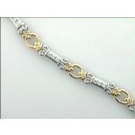 BRACELET 18K w/0.72CTS DIAMOND "CLOSE-OUT"