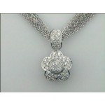 NECKLACE 14K  w/1.31CTS DIAMONDS (with no chain)
