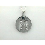 PENDANT 14K w/ 0.31CT DIAMONDS "H"  SPECIAL ORDER