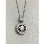 PENDANT 14K w/0.58CT DIAMONDS