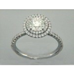 RING 18K w/0.46CT DIAMONDS(center not included)