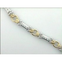 BRACELET 18K w/0.72CTS DIAMOND "CLOSE-OUT"