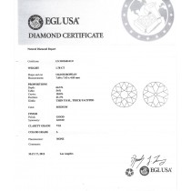 1.78 CT ROUND DIAMOND L/VS2 EGL#US905568101D