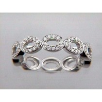 WEDDING BAND 18K w/0.46CTS DIAMONDS "SPECIAL ORDER"