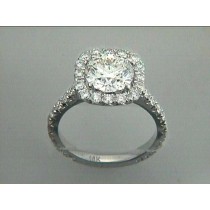 ENG. 18K w/0.88CT DIAMONDS (center not included)
