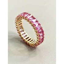 RING 14K ROSE GOLD w/4.38 CT PINK SAPPHIRE "SPECIAL ORDER"