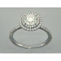 RING 18K w/0.46CT DIAMONDS(center not included)