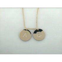 PENDANT 14K YG w/DIAMONDS "SPECIAL ORDER"